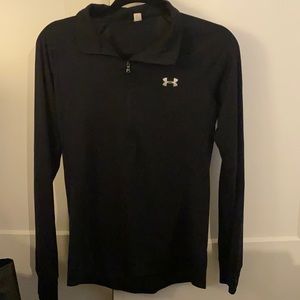 Black under armour quarter zip size small